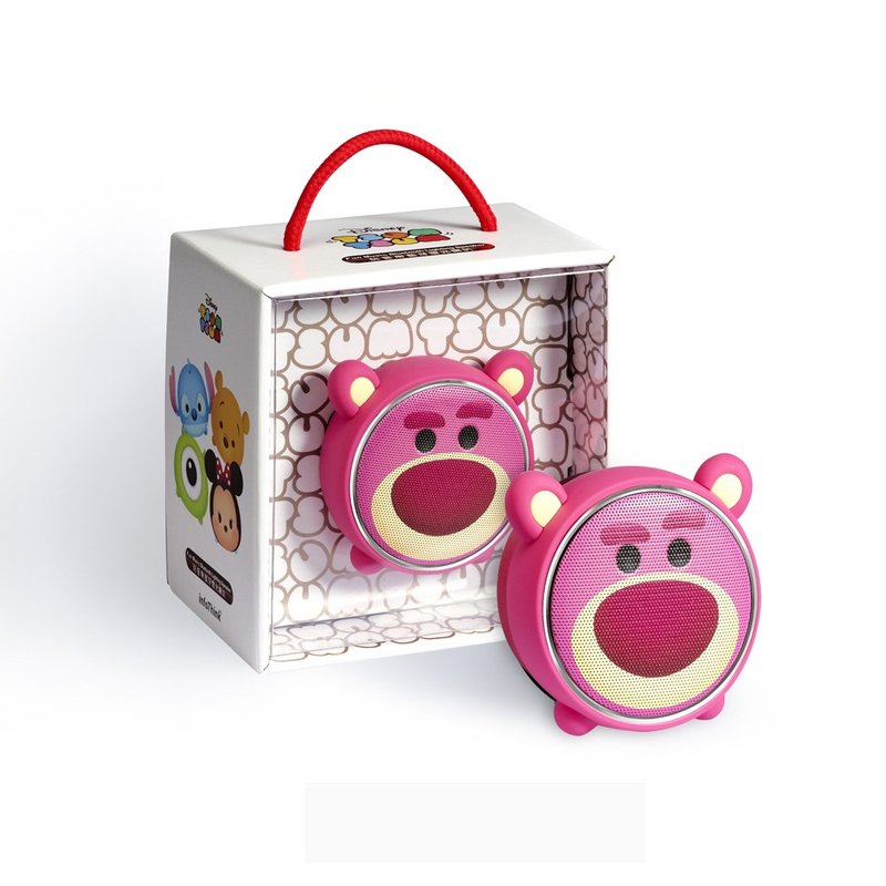 InfoThink TSUM TSUM玩音乐蓝牙灯光喇叭-熊抱哥 Lotso - 扩音器/喇叭 - 其他金属 粉红色