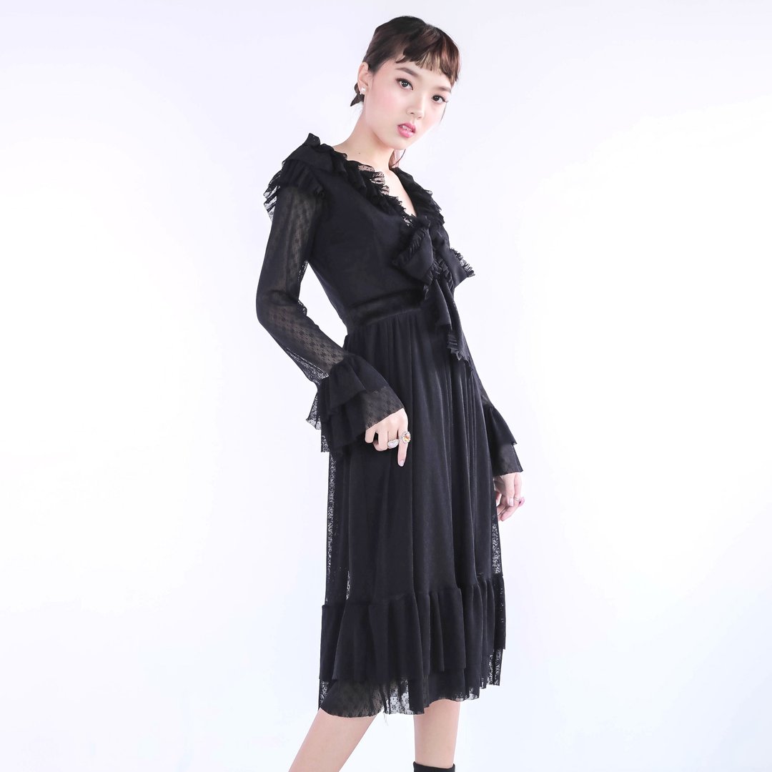 Samantha Dress - 洋装/连衣裙 - 其他材质 黑色