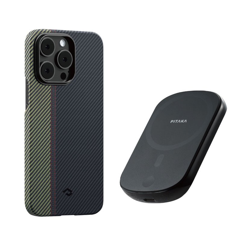 iPhone14 Case3 航太纤维手机壳+磁吸行动电 - 手机配件 - 其他人造纤维 