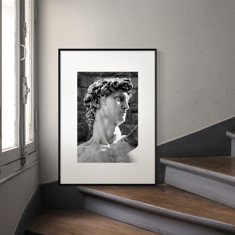 【出清品】大卫像－画/玄关挂画/雕塑/现代画/餐厅/洗手间/买画 - 海报/装饰画/版画 - 其他材质 多色