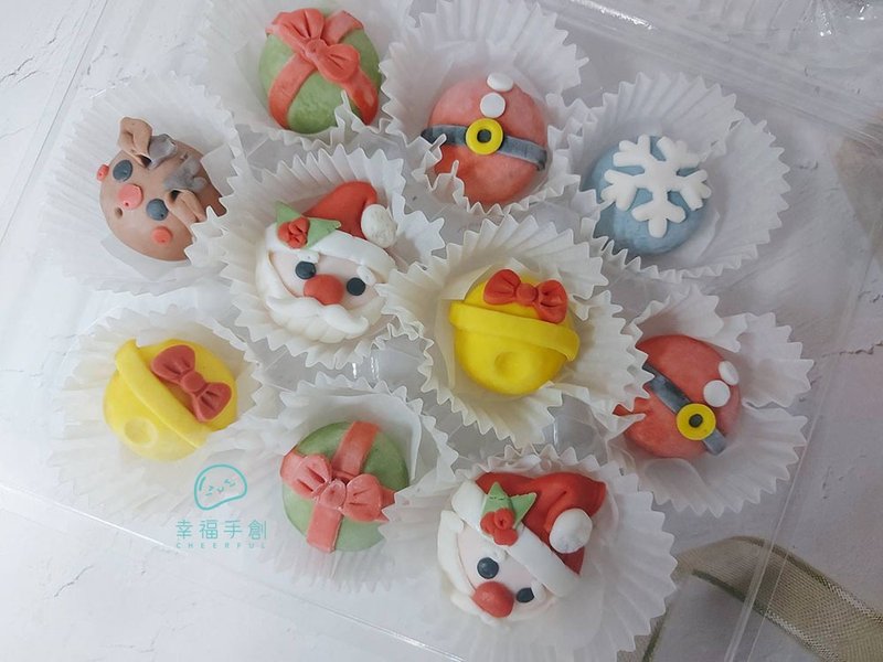 Cheerful幸福手创  圣诞汤圆 冬至 芝麻汤圆 元宵节 造型汤圆 - 蛋糕/甜点 - 新鲜食材 