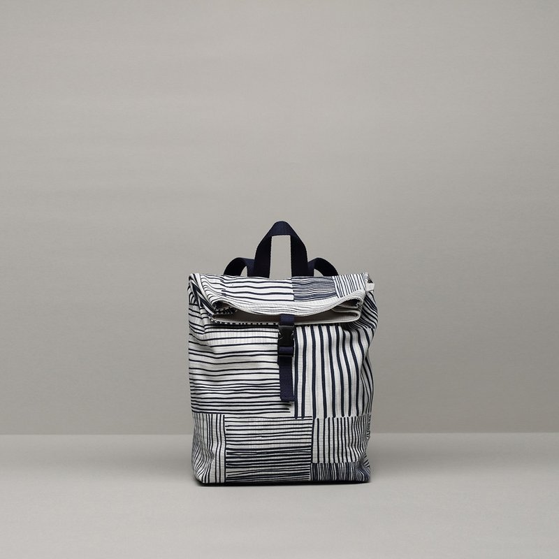 后背包 / 编织 - 后背包/双肩包 - 棉．麻 蓝色