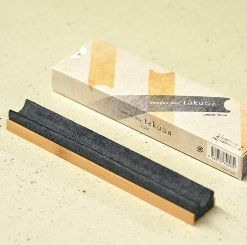 陶瓷毡香立 takuba インセンストレイ 香立 19cm 【松荣堂特制】 - 香薰/精油/线香 - 其他材质 