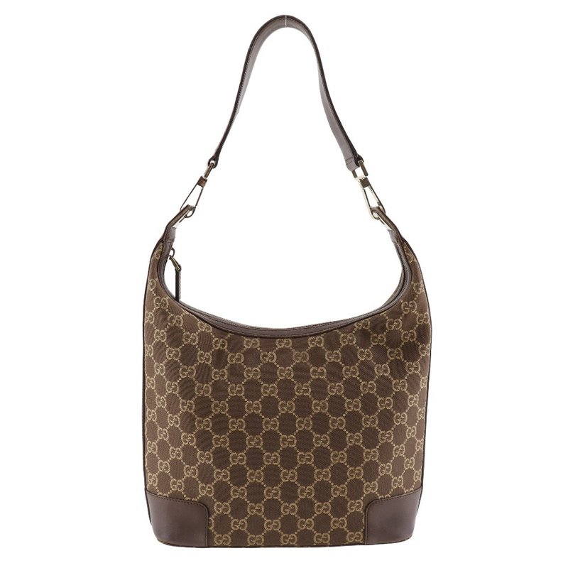 【日本直送】GUCCI 单肩斜背包 001.4204 GG帆布 棕色 女款 【二手】 - 侧背包/斜挎包 - 其他人造纤维 黑色