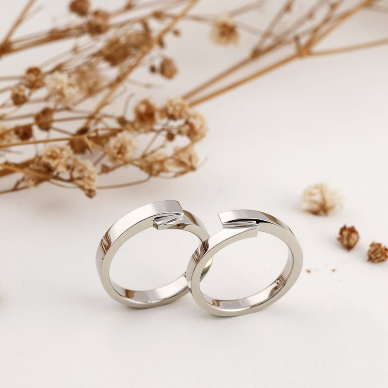 Black Joker 独家设计 折叠戒指 情侣对戒 - 对戒 - 贵金属 