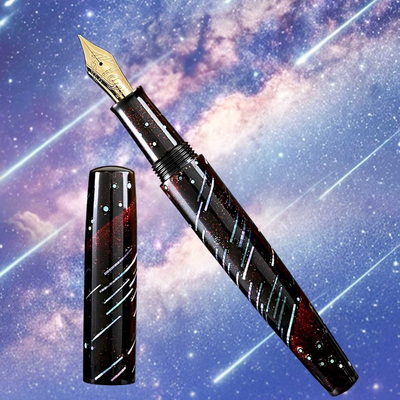 CYPRESS【现代螺钿-长空星雨】职人手工 独家设计款 气密套钢笔 - 钢笔 - 其他材质 绿色