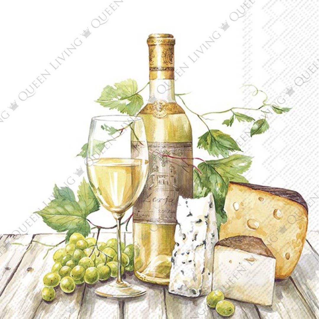 德国 IHR-33*33cm餐巾纸-尝白葡萄酒 - 餐垫/桌巾 - 纸 多色