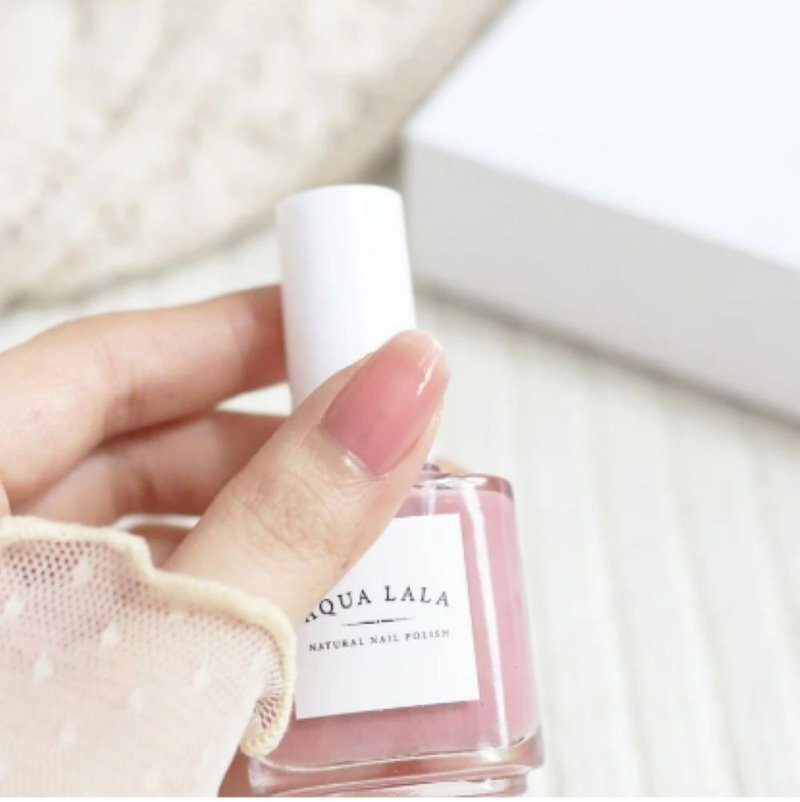 Aqualala-天然无害指甲油 •无臭味-N344 心跳 - 指甲油/指甲贴 - 玻璃 