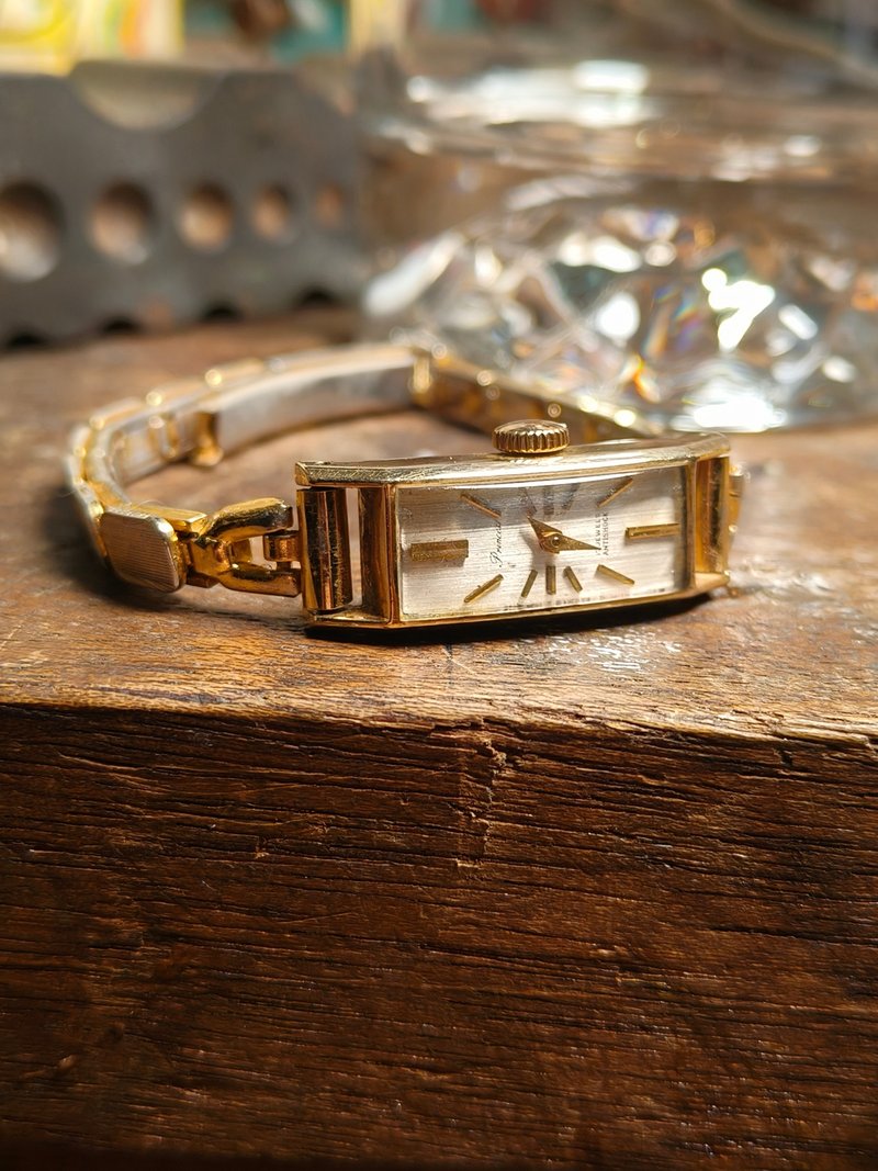 东方Princess14K包金 女仕机械古董表 - 女表 - 其他金属 金色