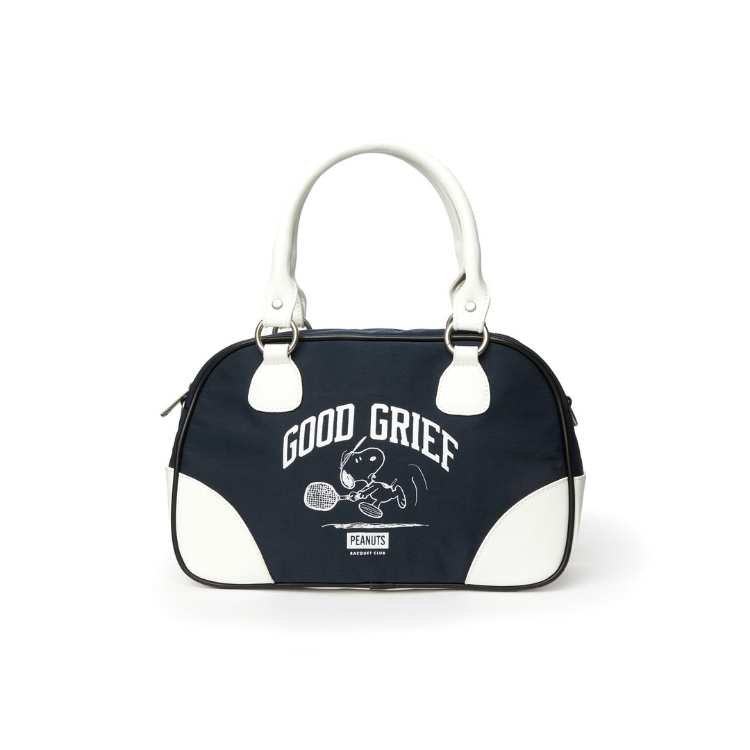 Snoopy Bowling Bag - 史努比保龄球袋 (深蓝) - 手提包/手提袋 - 尼龙 蓝色