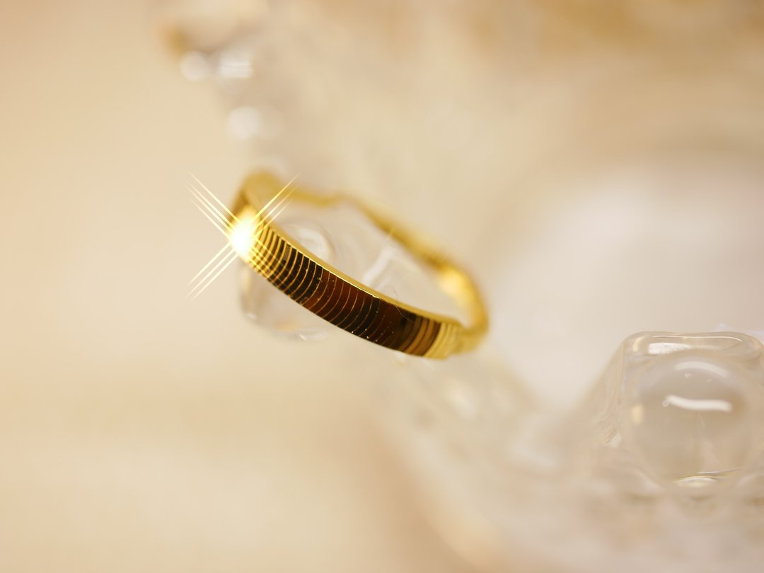 黄金戒指-造型猫眼戒-黄金9999活口戒 - 戒指 - 24k 金 金色
