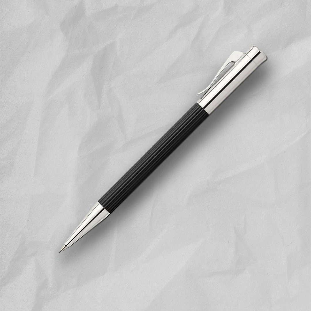 【Graf von Faber-Castell】Tamitio 经典原创条纹0.7mm自动铅笔 - 铅笔/自动铅笔 - 其他金属 黑色