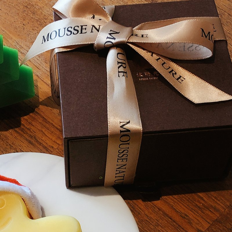 【礼盒】温泉青磺手工皂/110克/火山温泉 茶树精油/通畅毛 - 肥皂/手工皂 - 其他材质 灰色