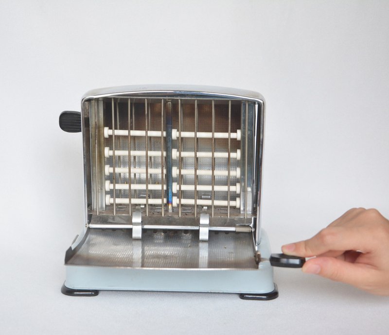 早期德国旧货 古董家电烤吐司机 - 其他 - 其他金属 灰色