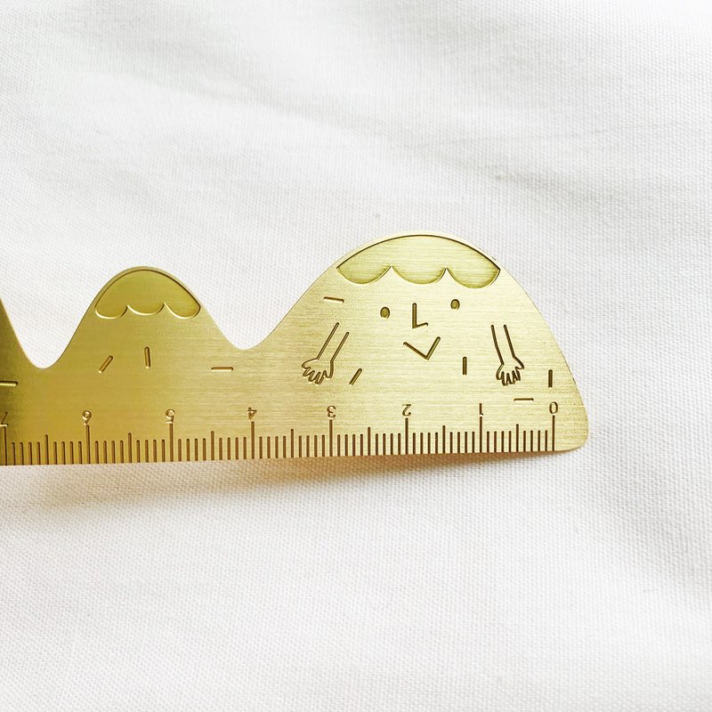 山 / 黄铜尺 - 其他 - 铜/黄铜 金色