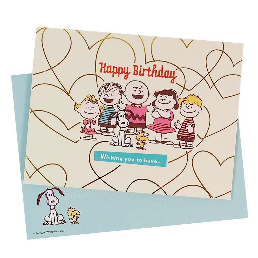 Snoopy 好朋友一起庆祝【Hallmark-Peanuts史努比-立体卡片】 - 卡片/明信片 - 纸 白色