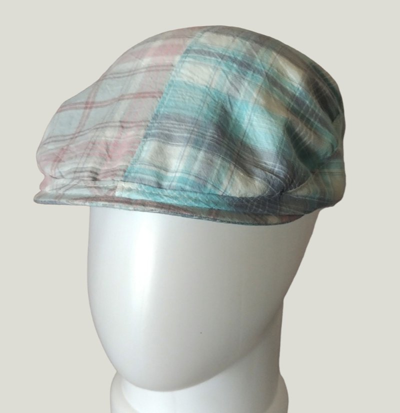 布艺订制帽 / 扁平帽舌老帽 / 报童帽 男士帽 - 帽子 - 棉．麻 多色