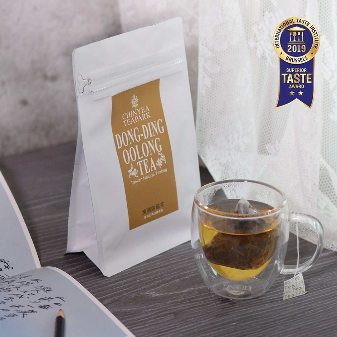 冻顶乌龙茶包 (10入) - 台湾传统比赛茶中烘焙、浓韵甘醇! - 茶 - 塑料 白色