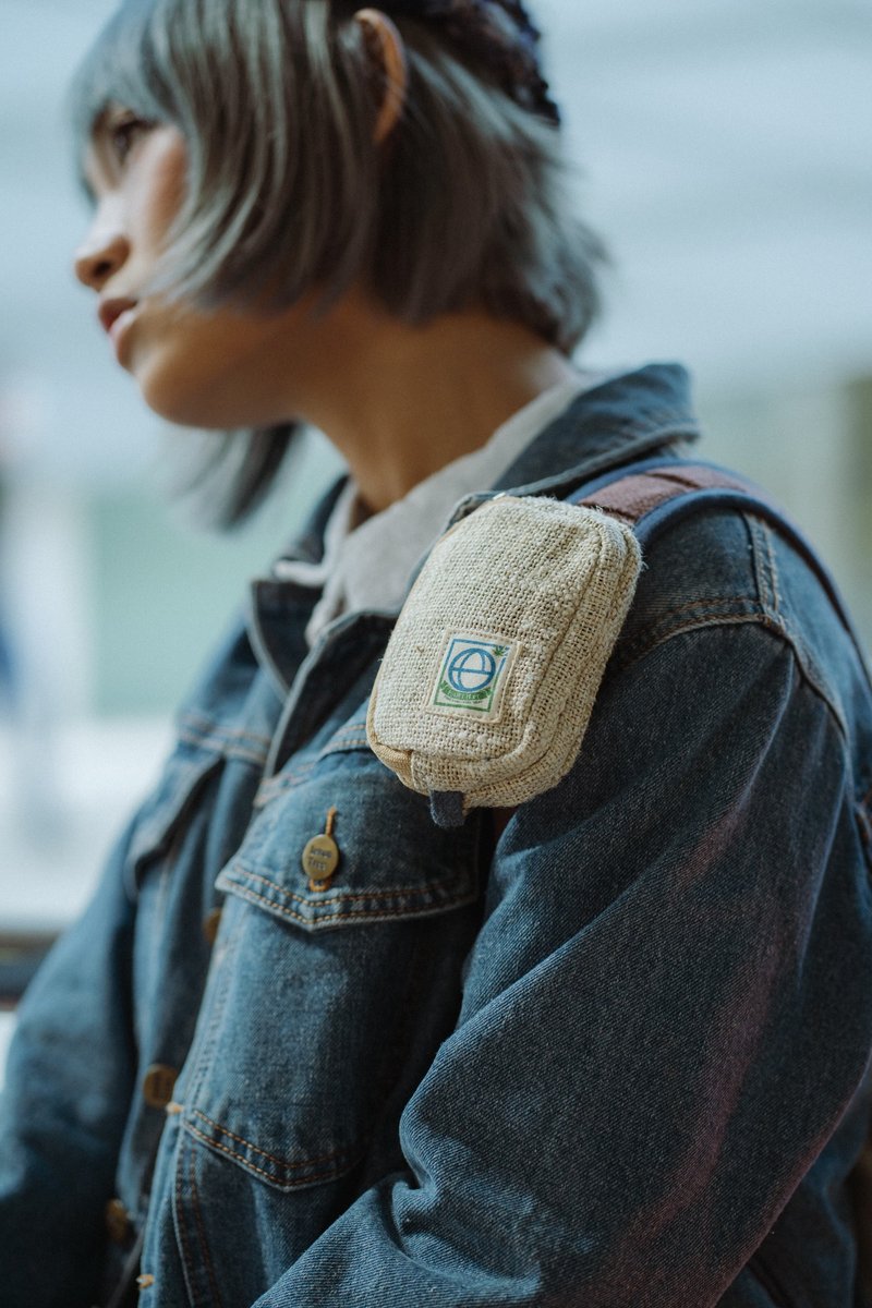 EARTH.er - HEMP DAILY系列 : 麻布卡片套 / 零钱包 / 散纸包 - 名片夹/名片盒 - 棉．麻 卡其色