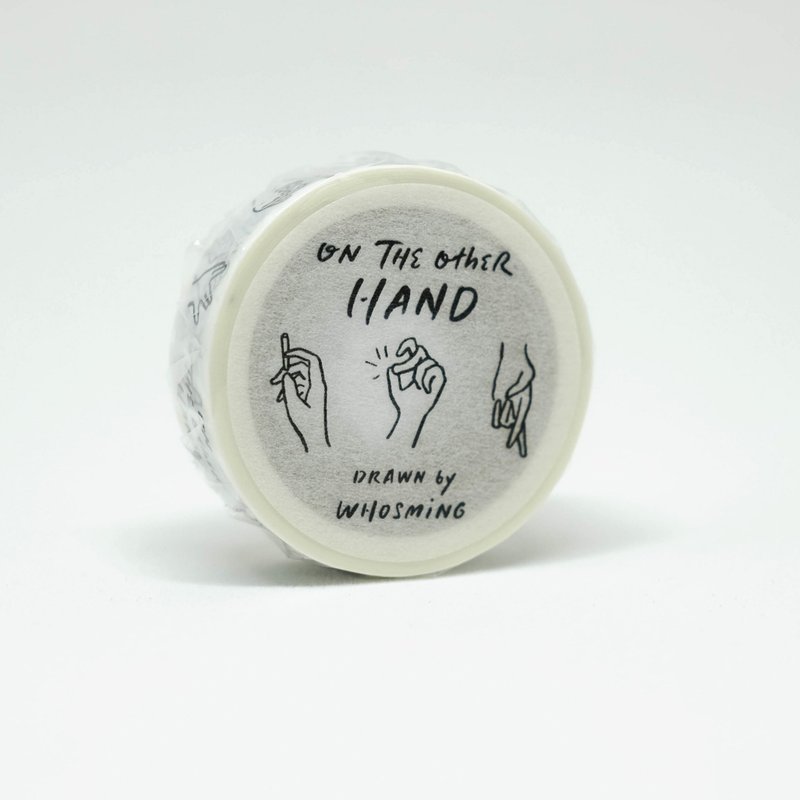 WHOSMING日本制纸胶/ON THE OTHER HAND - 白 - 纸胶带 - 纸 白色