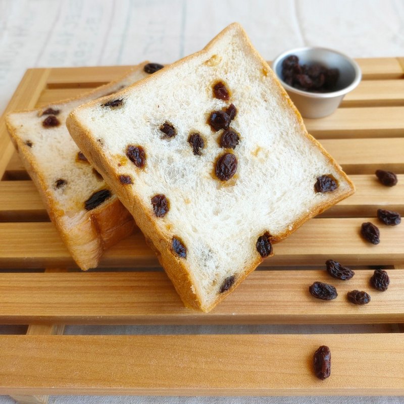 超厚切葡萄生吐司－【多汁葡萄干 酸甜不腻】 - 面包/吐司 - 新鲜食材 