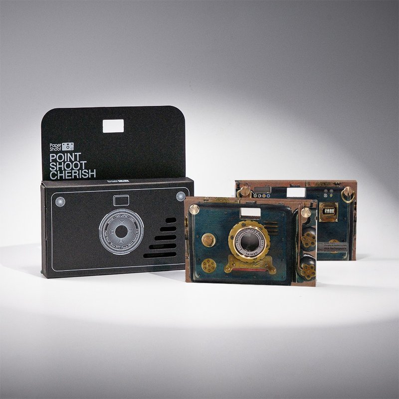 【CASE ONLY】蒸气庞克 纸壳(不含主机)PaperShoot - 相机 - 纸 白色