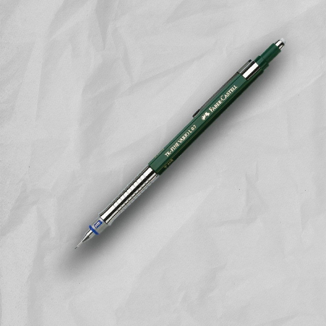 Faber-Castell 高级0.7mm制图自动铅笔(原厂正货) - 铅笔/自动铅笔 - 其他材质 绿色