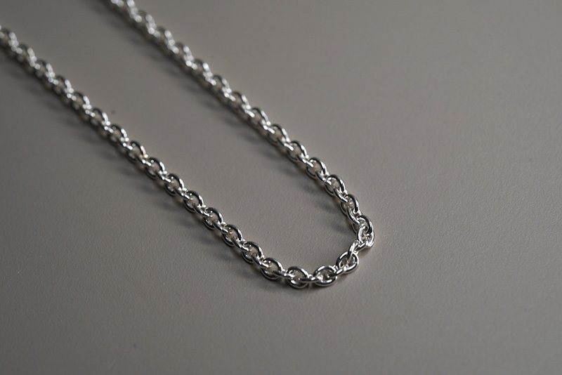 925银SN2 2mm圈圈链 (银色) - 项链 - 纯银 