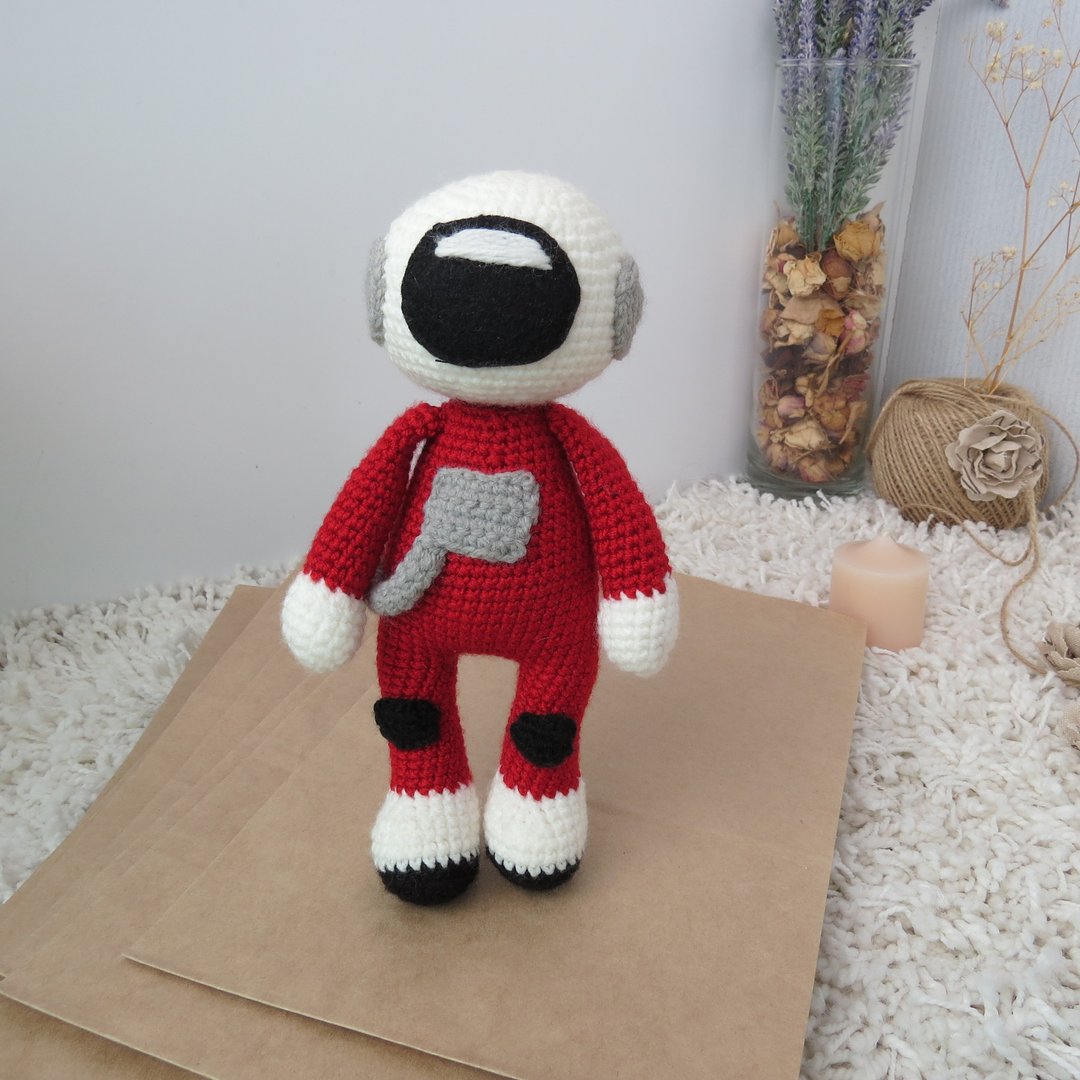 Amigurumi spaceman crochet pattern. Amigurumi cosmonaut crochet pattern. - 手工艺教程/工具书 - 其他材质 
