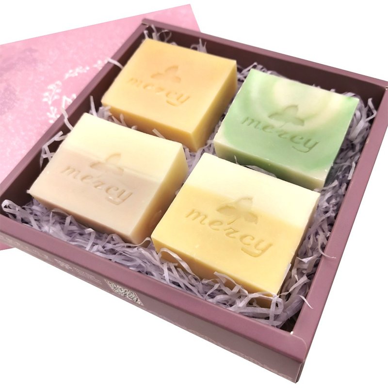 忘忧森林顶级手工皂洗沐礼盒///四入礼盒组 - 肥皂/手工皂 - 其他材质 