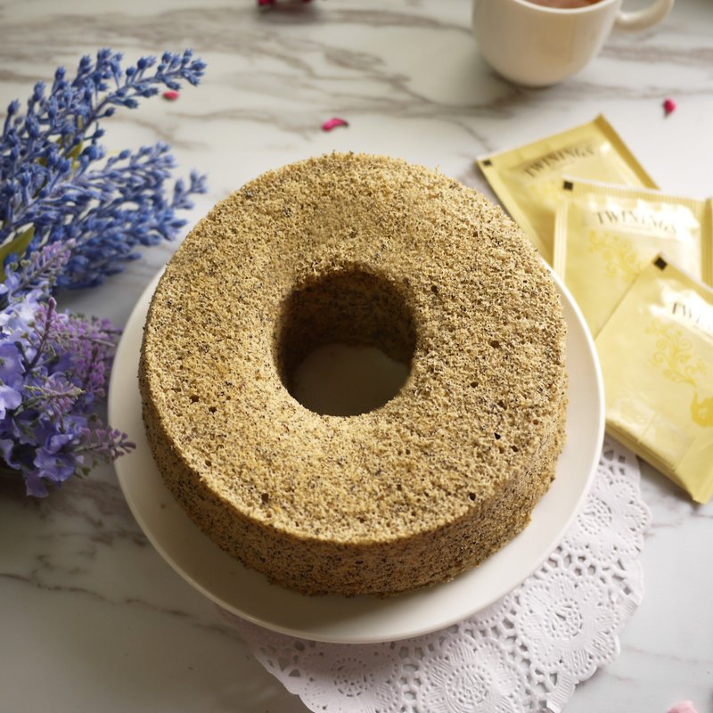 【塔菓】英式经典伯爵红茶-戚风蛋糕 | 纯手工甜点 - 咸派/甜派 - 新鲜食材 橘色