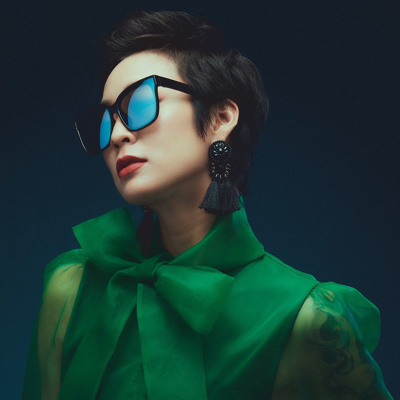 Sam│蓝色反光偏光镜片│墨镜│太阳眼镜 - 墨镜 - 其他材质 