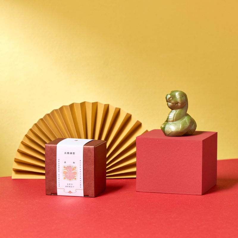 玉京子皂－蛇年生肖皂/风信子清新绿香调/80g - 肥皂/手工皂 - 其他材质 