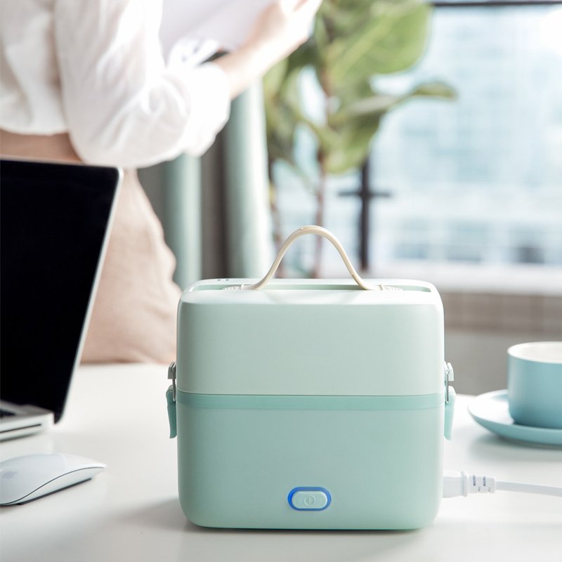 MIYA 小主厨双层不锈钢蒸煮即食锅 MY-RC01－薄荷绿 - 厨房家电 - 其他材质 绿色