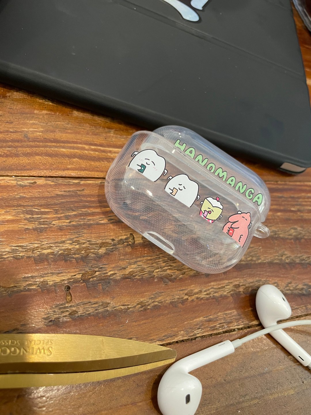 牙齿漫画AirPods pro保护壳 - 耳机收纳 - 硅胶 透明