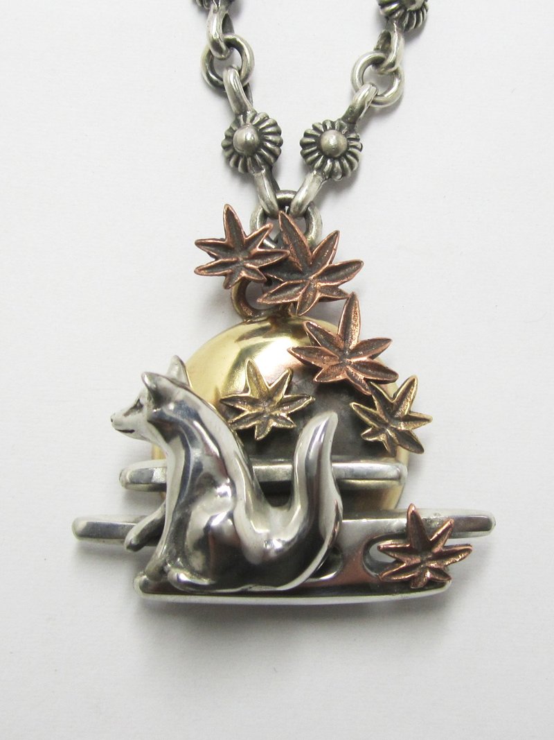 Moonlit Fox Tsukiyogitsune NECKLACE - 项链 - 其他金属 