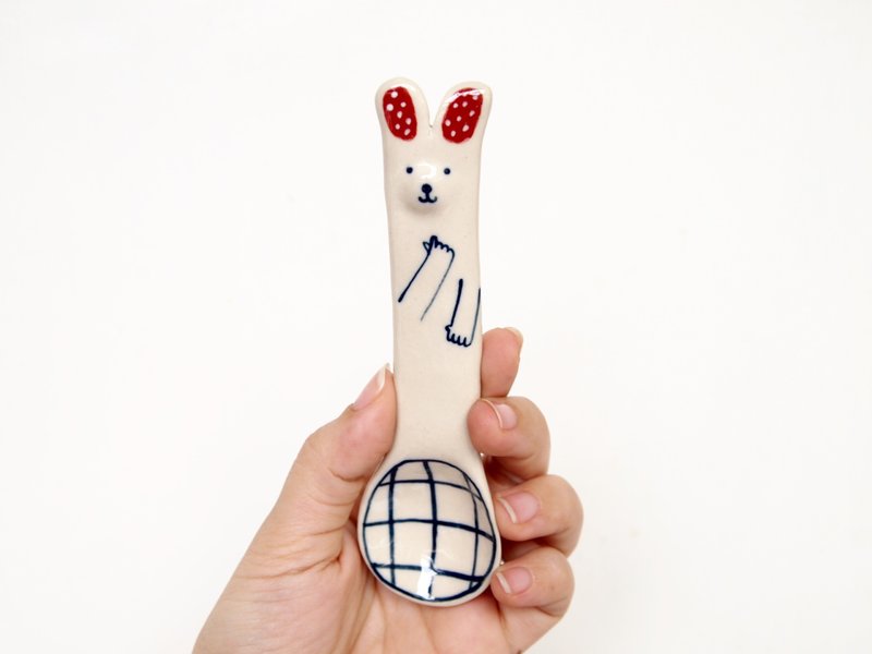 Ceramics spoon - 餐刀/叉/匙组合 - 陶 