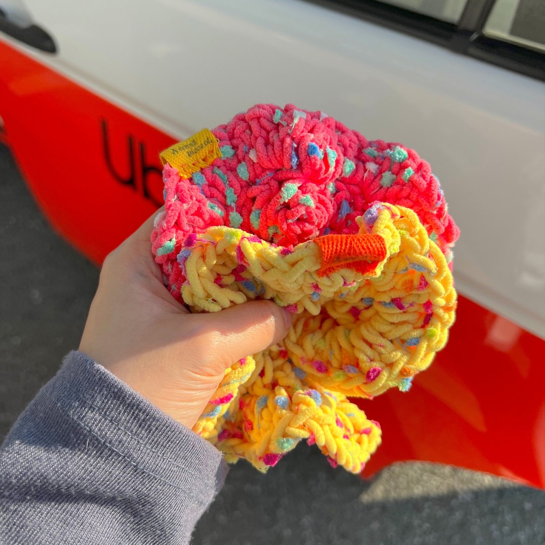 【PomPom | 发圈】彩色针织发圈 可爱手工发饰 日常造型礼物 - 发饰 - 其他材质 多色