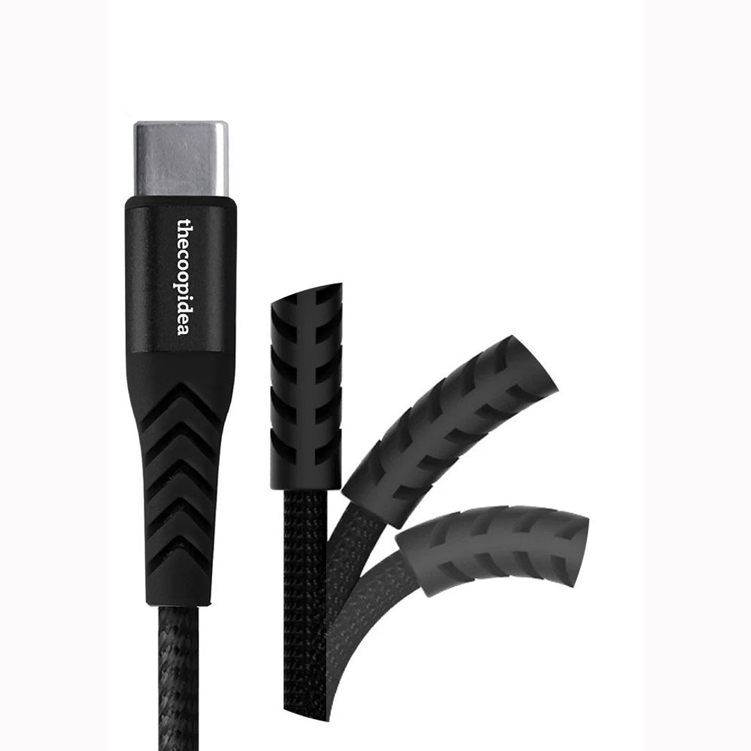 Flex Pro USB-A to Type-C 1.2米高速充电线 安卓手机电源线 - 充电宝/传输线 - 其他材质 黑色