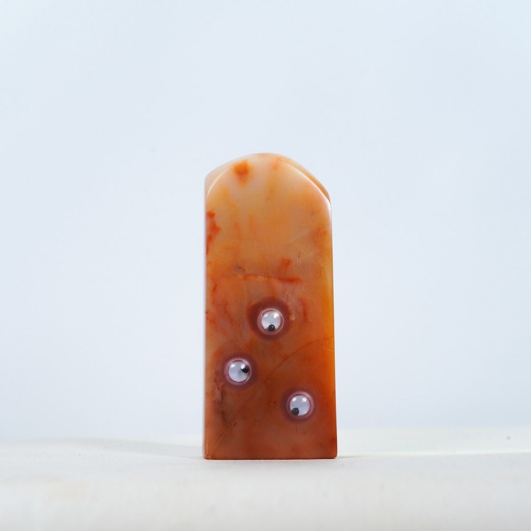 客制化手工印章-|老挝石印钮 1.5x 1.1 CM|送礼手工篆刻印章 - 印章/印台 - 石头 