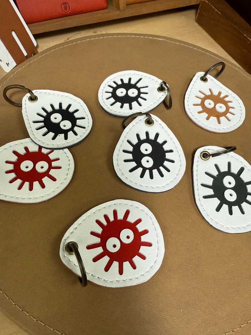 加购限定 - 灰尘精灵钥匙圈- - 钥匙链/钥匙包 - 真皮 红色