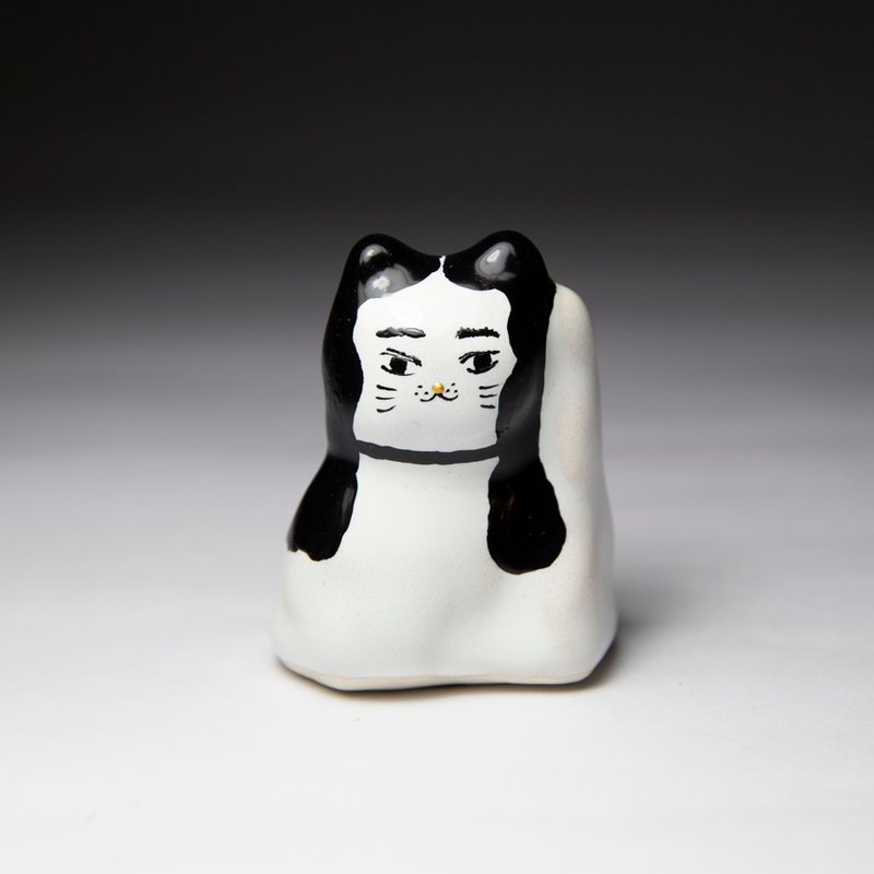 街头开运招财猫-小野喵 - 摆饰 - 陶 白色