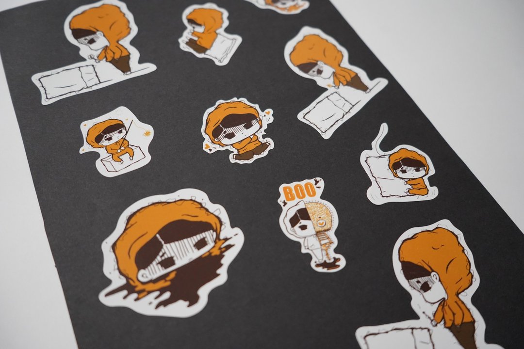 Murmurboo - Sticker Pack - 贴纸 - 纸 橘色