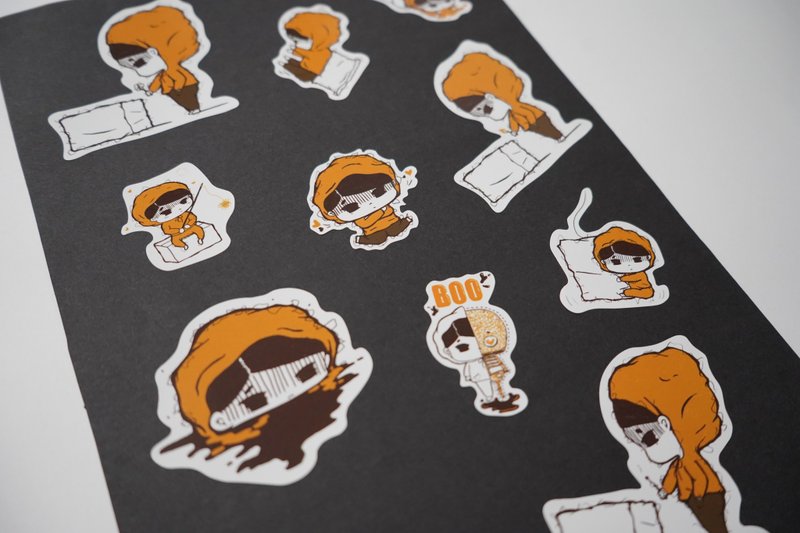 Murmurboo - Sticker Pack - 贴纸 - 纸 橘色