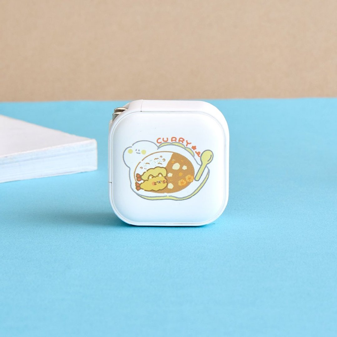 狗狗的小跳步恐龙咖喱饭 GaN 45W Type-C 双孔充电头 - 数码小物 - 塑料 多色