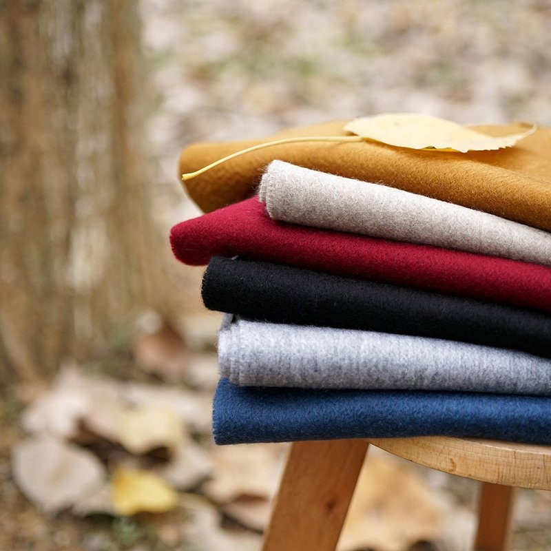 山羊绒窄围巾Cashmere白绒西藏那曲克什米尔发热亲子男女爸妈礼物 - 围巾/披肩 - 其他材质 