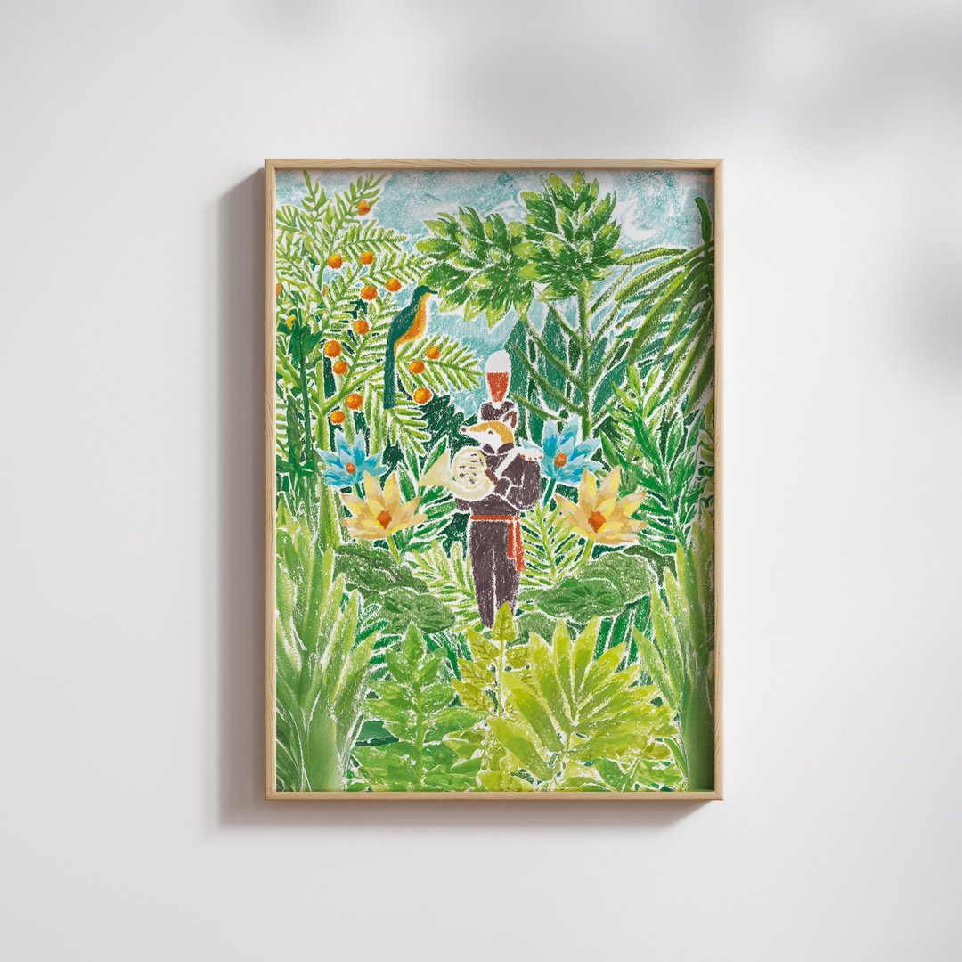 狐吉博物馆 Huchii Museum系列 丛林款 | 插画A4海报 - 海报/装饰画/版画 - 纸 