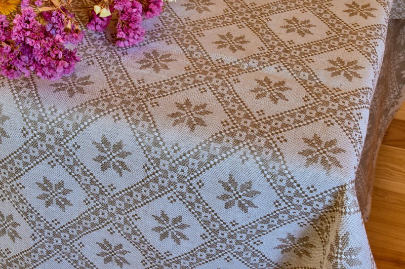 麻质朴灰色装饰壁纸，乔迁礼物创意 - 餐垫/桌巾 - 亚麻 灰色