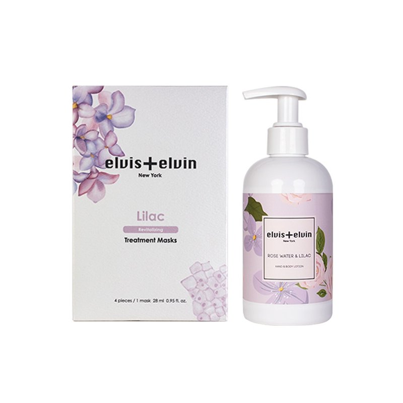 新年包邮美国纽约【elvis+elvin】CLOVE植物焕活急救面膜与身体乳 - 面膜/冻膜 - 其他材质 紫色