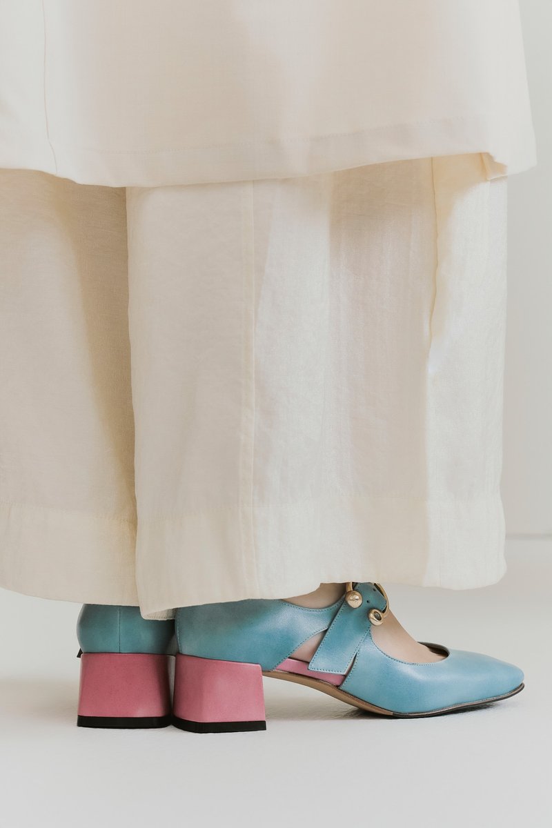 Sample Sale 4.6 Buckle Mary Jane - 玛莉珍鞋 - 真皮 多色